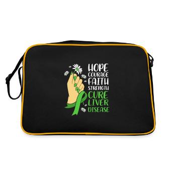Liver disease - Retro Bag - black/gold - Back