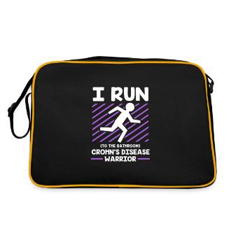 Maladie de Crohn - Sac Retro - noir/or - Dos