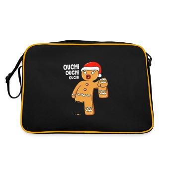 bonhomme en pain d’épice Coeur en pain d’épice Snacking en pain d’épice - Sac Retro - noir/or - Dos