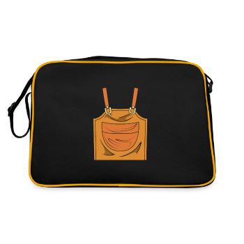 Agriculteur Fermier Femme d’agriculteur Ferme - Sac Retro - noir/or - Dos
