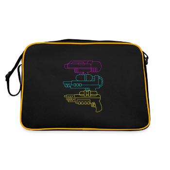 Water pistol - Retro Bag - black/gold - Back