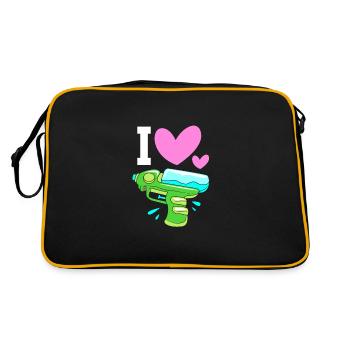 Water pistol - Retro Bag - black/gold - Back