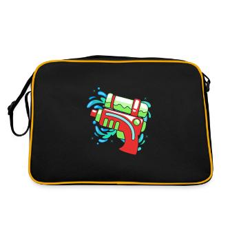 Water pistol - Retro Bag - black/gold - Back