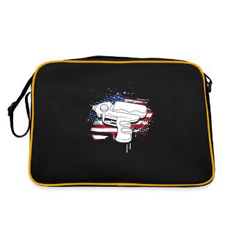 Water pistol - Retro Bag - black/gold - Back