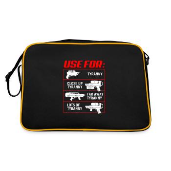 Water pistol - Retro Bag - black/gold - Back