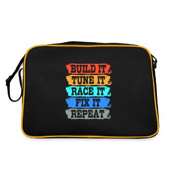 Automobiliste - Sac Retro - noir/or - Dos