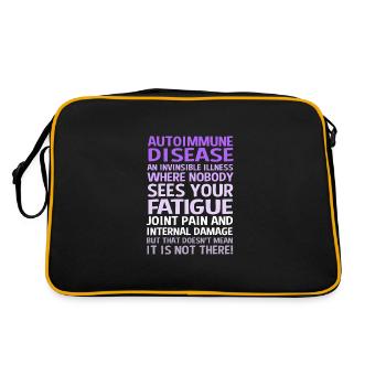 Autoimmune disease - Retro Bag - black/gold - Back