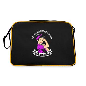 Autoimmune disease - Retro Bag - black/gold - Back