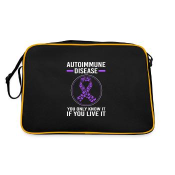 Autoimmune disease - Retro Bag - black/gold - Back