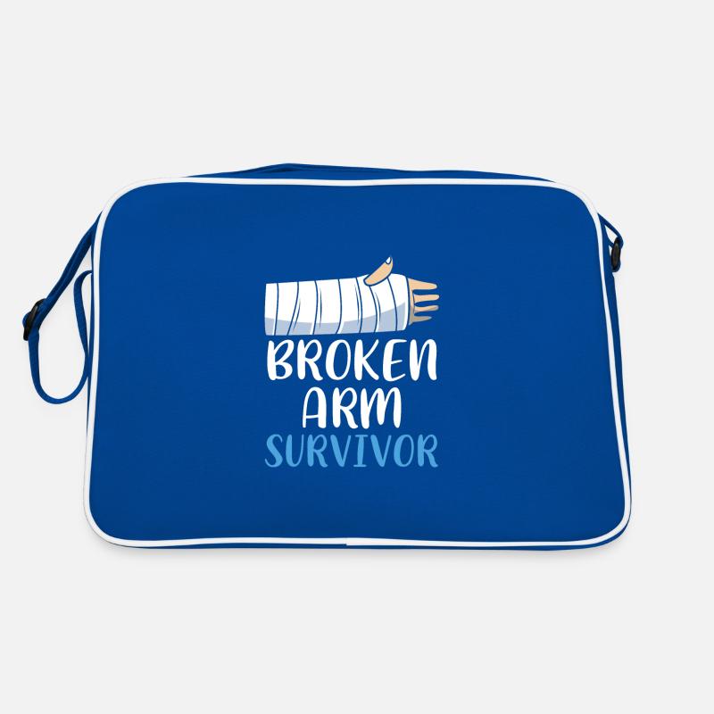 Broken Arm Bone Fracture Retro Bag
