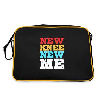 Knee Surgery - Retro Bag - black/gold - Back