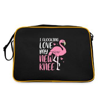 Knee Surgery - Retro Bag - black/gold - Back