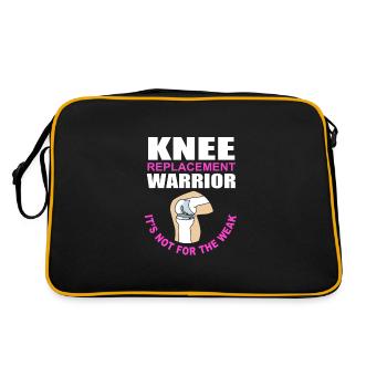 Knee Surgery - Retro Bag - black/gold - Back