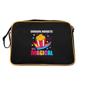 Chicken Nuggets - Retro Bag - black/gold - Back