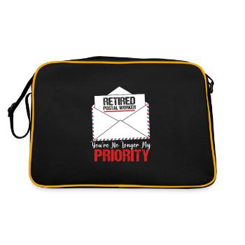 Postman - Retro Bag - black/gold - Back