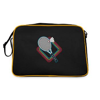 Badminton - Retro Bag - black/gold - Back