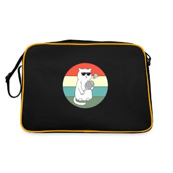 Badminton - Retro Bag - black/gold - Back