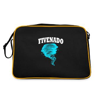 Tornado Birthday Fête d’anniversaire des enfants - Sac Retro - noir/or - Dos