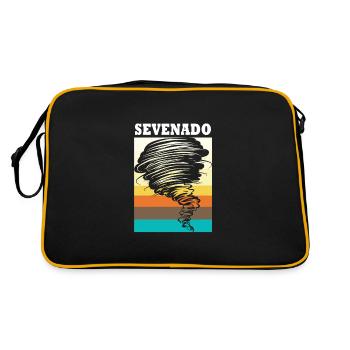 Tornado Birthday Fête d’anniversaire des enfants - Sac Retro - noir/or - Dos