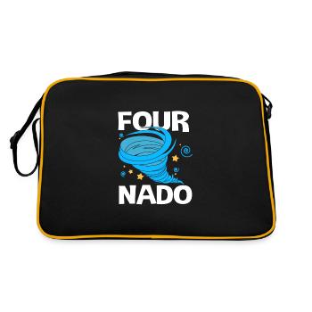 Tornado Birthday Fête d’anniversaire des enfants - Sac Retro - noir/or - Dos