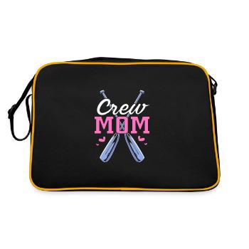 Rowing Team Rowing Rowing Rowing Boat Rowers - Retro Bag - black/gold - Back