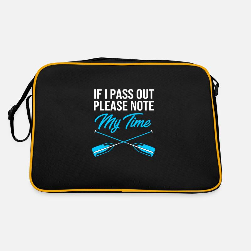 Ruderteam Rudern Ruder Ruderboot Ruderer Retro Tasche