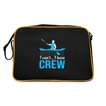 Rowing Team Rowing Rowing Rowing Boat Rowers - Retro Bag - black/gold - Back