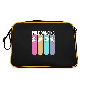 Pole Dance - Retro Bag - black/gold - Back