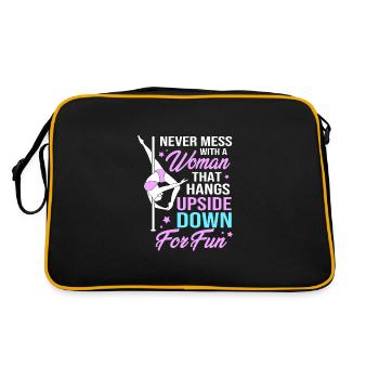 Pole Dance - Retro Bag - black/gold - Back