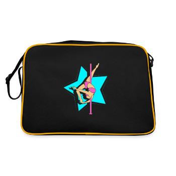 Pole Dance - Retro Bag - black/gold - Back