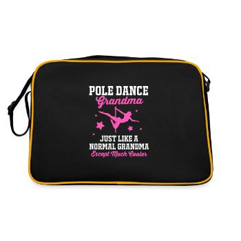 Pole Dance - Retro Bag - black/gold - Back