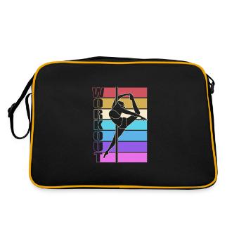 Pole Dance - Retro Bag - black/gold - Back