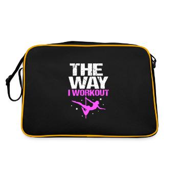 Pole Dance - Retro Bag - black/gold - Back