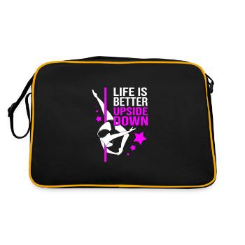 Pole Dance - Retro Bag - black/gold - Back