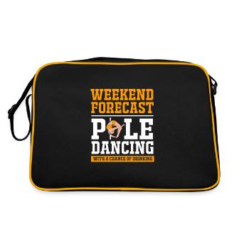 Pole Dance - Retro Bag - black/gold - Back