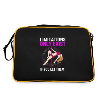 Pole Dance - Retro Bag - black/gold - Back