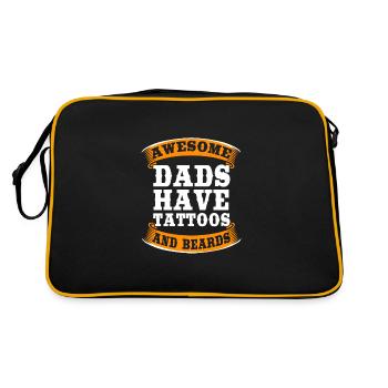Tattoo Artist Tattoo Artist Tattooed Tattoo - Retro Bag - black/gold - Back