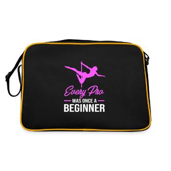 Pole Dance - Retro Bag - black/gold - Back