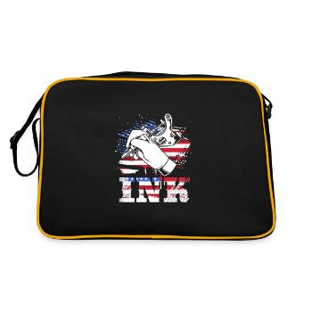 Tattoo Artist Tattoo Artist Tattooed Tattoo - Retro Bag - black/gold - Back