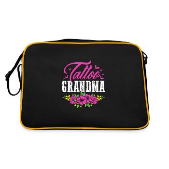 Tattoo Artist Tattoo Artist Tattooed Tattoo - Retro Bag - black/gold - Back