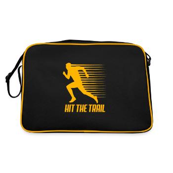 Trail running - Sac Retro - noir/or - Dos