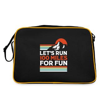 Trail running - Sac Retro - noir/or - Dos