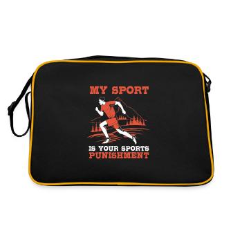 Trail running - Sac Retro - noir/or - Dos
