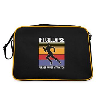 Marathon Marathon Runner - Retro Bag - black/gold - Back