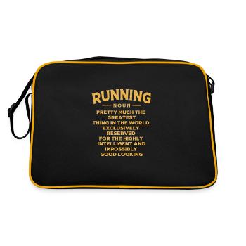 Marathon Marathon Runner - Retro Bag - black/gold - Back