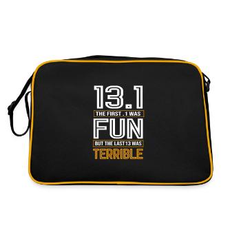 Marathon Marathon Runner - Retro Bag - black/gold - Back