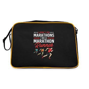 Marathon Marathon Runner - Retro Bag - black/gold - Back