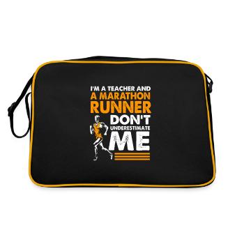Marathon Marathon Runner - Retro Bag - black/gold - Back