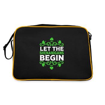 Shenanigan - Retro Bag - black/gold - Back
