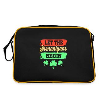 Shenanigan - Retro Bag - black/gold - Back